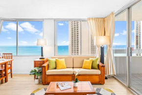 Cozy 1BR with Great Ocean Views - 3 Mins to Waikiki Beach!